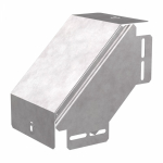 Угол д/листового кабель.лотка 90° вертикально ниспадающий без разъема/соединителя сталь светло-серый ПРОМРУКАВ Угол д/листового кабель.лотка 90° вертикально ниспадающий без разъема/соединителя сталь светло-серый ПРОМРУКАВ