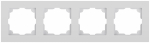Рамка 4гн белый 6-504-01 Accent Intro (1/10/100)
