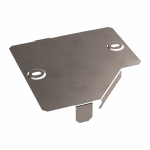 Крышка переходника левого Стандарт INOX (AISI 409) 150х100 Промрукав Крышка переходника левого Стандарт INOX (AISI 409) 150х100 Промрукав