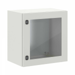 Корпус распред. шкафа 1двер. сталь серый 600мм 600мм 400мм с монтажной платой IP66 DKC