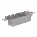 T-ответвитель для листового кабельного лотка сталь оцинковка горячим способом по методу сендзимира светло-серый ПРОМРУКАВ _ T-ответвитель для листового кабельного лотка сталь оцинковка горячим способом по методу сендзимира светло-серый ПРОМРУКАВ _