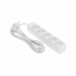 Удлинитель 5гн с з/к 3м белый 3х0,75мм? PROconnect Удлинитель 5гн с з/к 3м белый 3х0,75мм? PROconnect