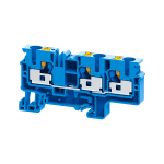 Зажим клеммный проходной 8мм размер ячейки 0мм на DIN-рейку/G-рейка 1 уровень сечение провода 10мм² 57А 1000В полиамид (pa) КЭАЗ (Курский электроаппар