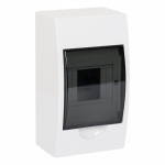 Бокс ЩРН-П-4мод настен пласт бел (дв.прозр) IP41 EKF PROxima (1/30)