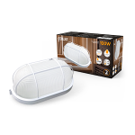 Светильник НБП IP54 280*160*115 овал с решеткой под лампу Е27 max 100Вт, Gauss 1/8 Светильник НБП IP54 280*160*115 овал с решеткой под лампу Е27 max 100Вт, Gauss 1/8