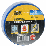 Изолента синяя 15/20м IEK (1/10/200) Изолента синяя 15/20м IEK (1/10/200)