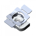 Гайка канальная М10 с пластиковым держателем, толщ. 8,0 мм, гальван. цинк