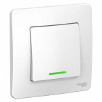 Выключатель 1кл с подсв с/у белый 10А Blanca Systeme Electric(1/10) Выключатель 1кл с подсв с/у белый 10А Blanca Systeme Electric(1/10)