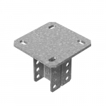 Потолочное крепление для кабельного лотка 110мм непрерывное гальваническое цинк-алюминиевое покрытие Ostec ПКД Потолочное крепление для кабельного лотка 110мм непрерывное гальваническое цинк-алюминиевое покрытие Ostec ПКД