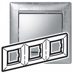 Рамка 3п гориз АЛМ модерн VLN Рамка 3п гориз АЛМ модерн VLN