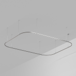 Основание ART-APRIORI-RECTANGLE-SOFT-HANG-4500x3500 (TN) (Arlight, IP20 Металл, 3 года) Основание ART-APRIORI-RECTANGLE-SOFT-HANG-4500x3500 (TN) (Arlight, IP20 Металл, 3 года)