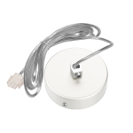 Комплект для подключения к сети Х-line подвесной (провод 2м) RAL9003 белый муар 5-жильный Комплект для подключения к сети Х-line подвесной (провод 2м) RAL9003 белый муар 5-жильный