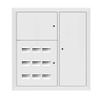 Щит этажный 9 кв. RAL9003 3 окна в ряд по гориз. (1000х950х150) EKF PROxima