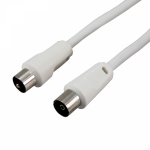 Шнур TV штекер - TV гнездо 10м белый REXANT (5/5/50) Шнур TV штекер - TV гнездо 10м белый REXANT (5/5/50)