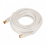 Шнур TV штекер - TV гнездо 7м белый REXANT (10/10/50) Шнур TV штекер - TV гнездо 7м белый REXANT (10/10/50)