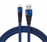 Кабель USB-micro USB 1 м плоский, джинсовая оплетка REXANT Кабель USB-micro USB 1 м плоский, джинсовая оплетка REXANT