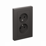 Розетка 2гн без З/К с/у базальт в сборе 16А AtlasDesign Systeme Electric (1/15) Розетка 2гн без З/К с/у базальт в сборе 16А AtlasDesign Systeme Electric (1/15)