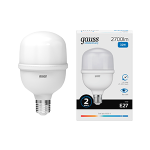 Лампа светодиод 32Вт дрл/дрв Т100 Е27 6500К 2700Лм Gauss Elementary 1/20