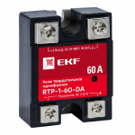 Реле твердотельное однофазное RTP-60-DA EKF Реле твердотельное однофазное RTP-60-DA EKF