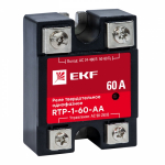 Реле твердотельное однофазное RTP-60-AA EKF Реле твердотельное однофазное RTP-60-AA EKF