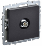 Розетка 1гн ТВ оконечная с/у черный механизм РТВ11-0-БрЧ BRITE IEK (1/10/100) Розетка 1гн ТВ оконечная с/у черный механизм РТВ11-0-БрЧ BRITE IEK (1/10/100)