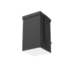 Светодиодный светильник VARTON DL-Grill для потолка Грильято 100х100 мм встраиваемый 15 Вт 4000 К 86х86х70 мм IP54 RAL9005 черный муар диммируемый по