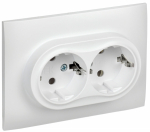 Розетка 2гн с З/К с/у белый арктический в сборе 16А SK-R08W SKANDY IEK (1/10/100) Розетка 2гн с З/К с/у белый арктический в сборе 16А SK-R08W SKANDY IEK (1/10/100)