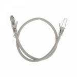 Патч-корд S/FTP REXANT категория 6A (10G), RJ45-RJ45, неэкранированный, 28AWG, LSZH, серый, 0.5 м