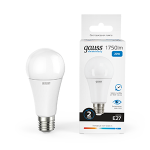 Лампа светодиод 20Вт груша А60 Е27 6500K 1750Лм матовая Gauss Elementary (1/10/50)