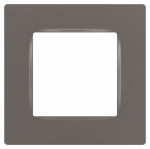 Рамка для розеток и выключателей ЭРА Серия 12 12-5201-16 на 1 пост, Классик, титан Рамка для розеток и выключателей ЭРА Серия 12 12-5201-16 на 1 пост, Классик, титан