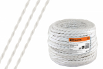 Ретро провод "Эко" 2х1,5 витой ГОСТ белый (50м) TDM Ретро провод "Эко" 2х1,5 витой ГОСТ белый (50м) TDM