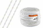 Ретро провод "Эко" 2х2,5 витой ГОСТ белый (50м) TDM Ретро провод "Эко" 2х2,5 витой ГОСТ белый (50м) TDM
