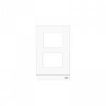 Рамка станции вызова, размер 1/2, белая Рамка станции вызова, размер 1/2, белая