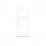 Рамка станции вызова, размер 1/3, белая Рамка станции вызова, размер 1/3, белая