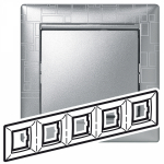 Рамка 5п гориз АЛМ модерн VLN Рамка 5п гориз АЛМ модерн VLN