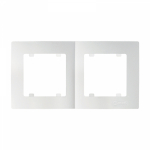 Makel Lillium Kare бел. рамка+вставка для розетки 2-й