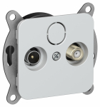 FLITE Роз. 2-я TV+SAT экр. оконечная РТВс-2-1-1-ФлЖ жем. IEK