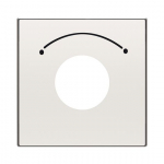 Центральная плата (накладка) для выключателя пластик белый глянцевая IP20 ABB Sky Центральная плата (накладка) для выключателя пластик белый глянцевая IP20 ABB Sky