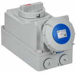 Розетка с мех. блок. ССИ-823 32А-6ч 220В 2P+PE IP67 IEK Розетка с мех. блок. ССИ-823 32А-6ч 220В 2P+PE IP67 IEK