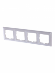 Рамка 4-пост. цвет белый альпийский белый глянцевый, пластик горизонт. и вертик., IP20 basic55 ABB Рамка 4-пост. цвет белый альпийский белый глянцевый, пластик горизонт. и вертик., IP20 basic55 ABB