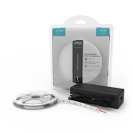 Лента светодиод в комплекте  12В 14,4Вт/m 1600Лм/м 4000K 10mm 2835/240 IP20 5m LED Gauss Basic 1/50