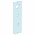 4 ШИНЫ С РЕЗЬБОВЫМИ ОТВЕРСТИЯМИ, 250 A, 1400 ММ