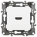 Розетка ЭРА Серия 12 12-3114-01М HDMI, белый матовый Розетка ЭРА Серия 12 12-3114-01М HDMI, белый матовый