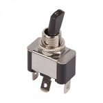 Тумблер 12V 30А (3c) ON-OFF однополюсный  с красной LED подсветкой (10/10/500)