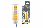 Лампа светодиодная G4-7 Вт-230 В-3000 К, SMD, 18,5x57 мм TDM Лампа светодиодная G4-7 Вт-230 В-3000 К, SMD, 18,5x57 мм TDM