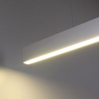 Профильный светодиодный светильник ССП подвесной односторонний 21W 1500Lm 128см 3000К (1) Профильный светодиодный светильник ССП подвесной односторонний 21W 1500Lm 128см 3000К (1)