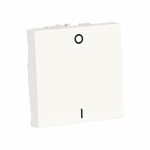 Выключатель двухполюсный 1-кл. механизм, с/у, сх.2, 16А, 250В, 2 мод. белый, SE Unica modular