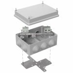 Коробка огнестойкая для о/п 40-0310-FR10.0-4 Е15-Е120 RAL7035 150х110х70 (6 шт/кор) Промрукав