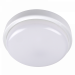 Светильник светодиод герметичный СПП 8Вт круг 6500К поликарбонат IP65 ЖКХ / БАННИК PBH-PC2-RA Jazzway (1/10)