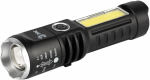 Светодиодный фонарь ЭРА UA-403 универсальный аккумуляторный 5 Вт LED + 3 Вт COB оптический Zoom 4 режима USB type C Светодиодный фонарь ЭРА UA-403 универсальный аккумуляторный 5 Вт LED + 3 Вт COB оптический Zoom 4 режима USB type C